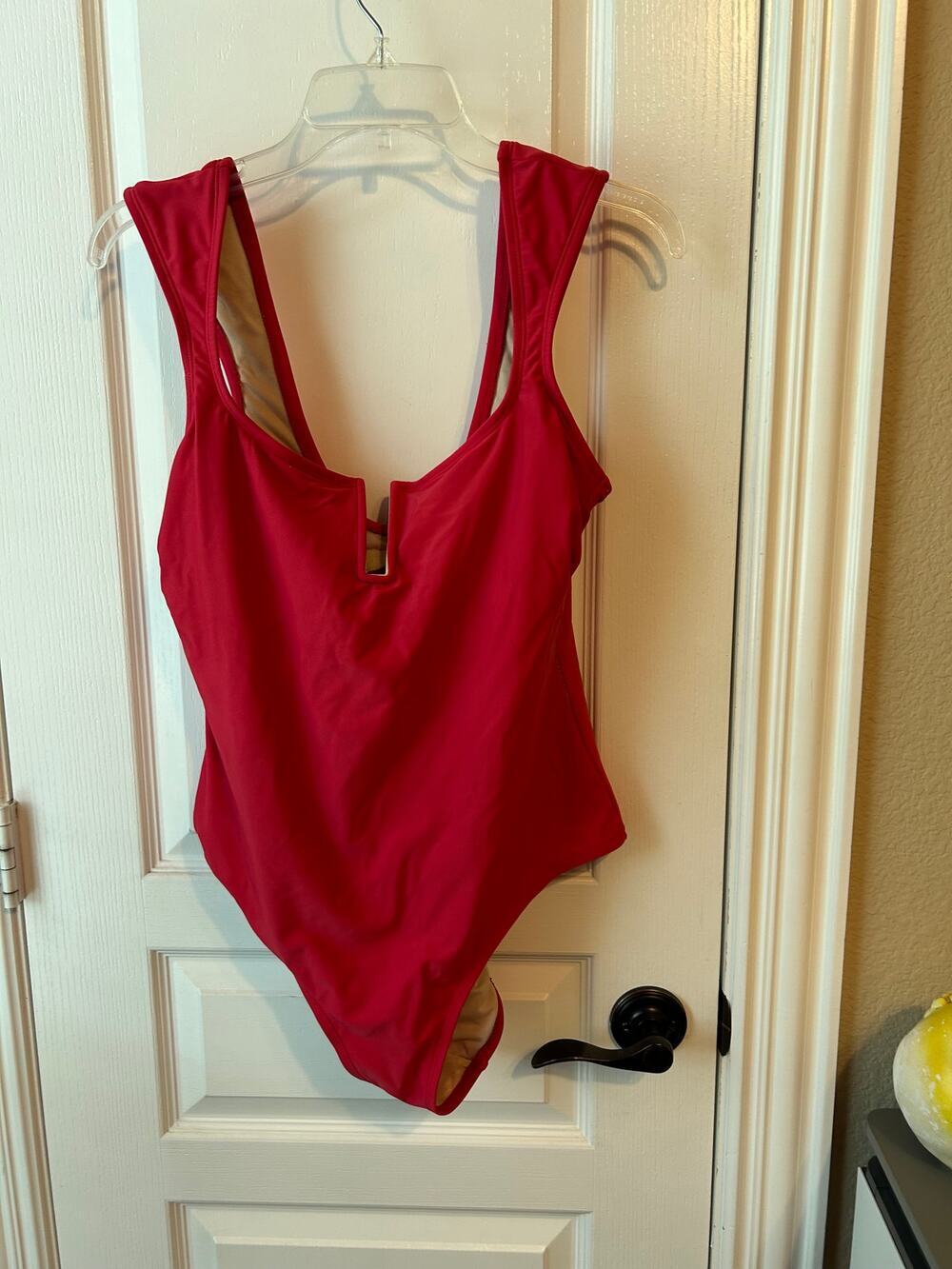 Red U-Neck Kona Sol One Piece